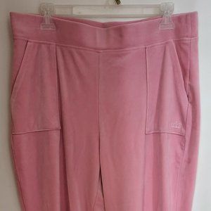 Juicy Couture Pink Velour Sweatpants L